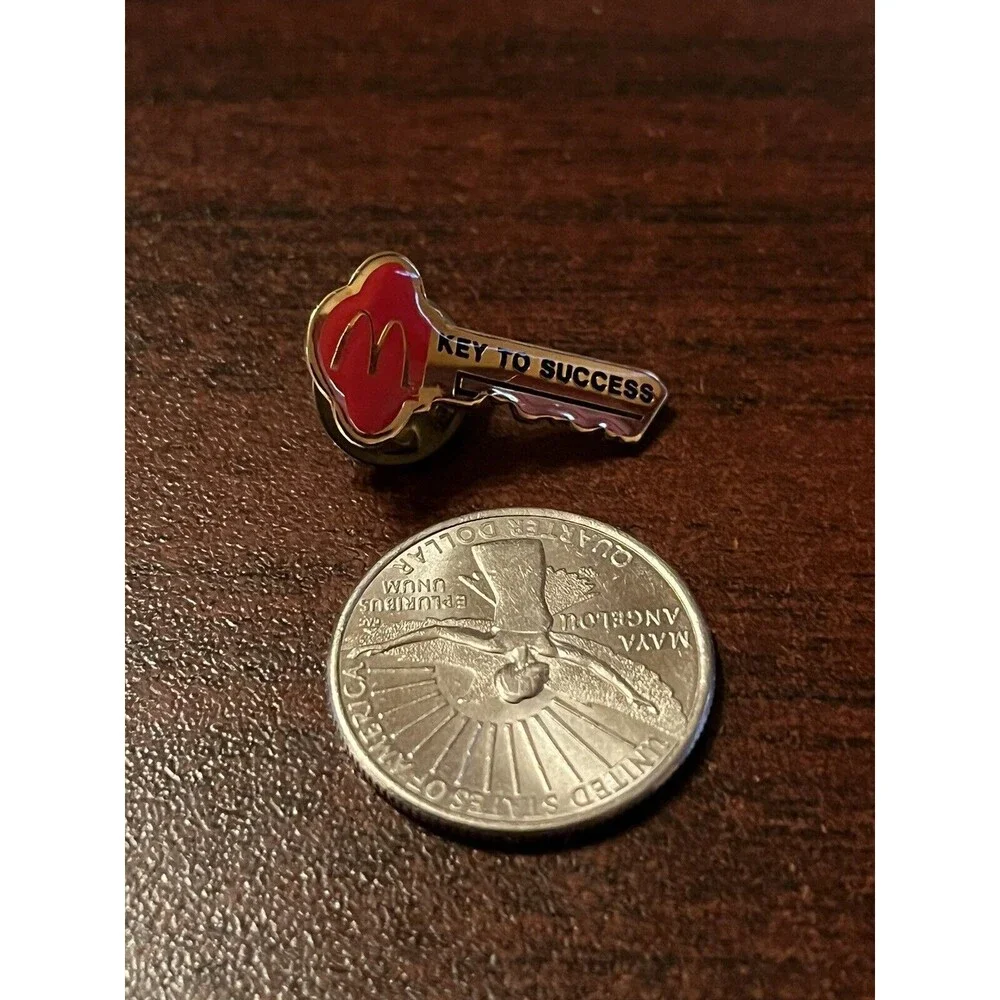 McDonald’s Key‎ To Success Employee Lapel Hat Pin
